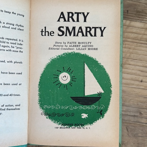 Vintage Children's Book Arty The Smarty Reader 1962 - Picture 2 of 5